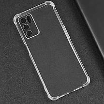 TPU чохол GETMAN Ease logo посилені кути Full Camera для Oppo A16s / A16 / A54s Безбарвний (прозорий), фото 2