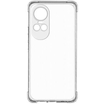 TPU чохол GETMAN Ease logo посилені кути Full Camera для Oppo Reno 10 / 10 Pro Безбарвний (прозорий), фото 2