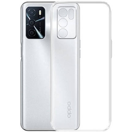 TPU чохол Epic Transparent 1,5mm Full Camera для Oppo A16s / A16 / A54s Безбарвний (прозорий), фото 1