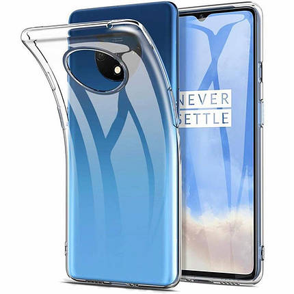 TPU чохол Epic Transparent 1,5mm для OnePlus 7T Безбарвний (прозорий), фото 1