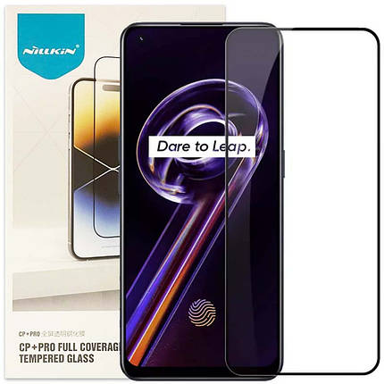 Захисне скло Nillkin (CP+PRO) для Realme 9 4G / 9 Pro+ Чорний, фото 1