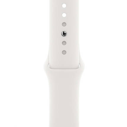 Силіконовий ремінець для Apple Watch 42(ser.1-3)/44/45/46/49mm Білий / White, фото 4