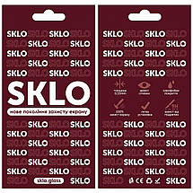 Захисне скло SKLO 3D для Apple iPhone 7 / 8 / SE (2020) (4.7") Білий, фото 5