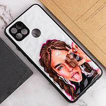 TPU+PC чохол Prisma Ladies для Oppo A15s / A15 Chocolate, фото 4