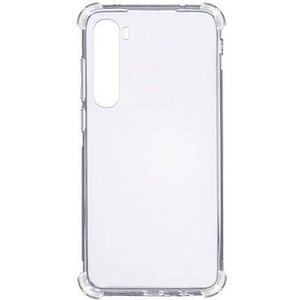 TPU чохол GETMAN Ease logo посилені кути для OnePlus Nord Безбарвний (прозорий), фото 1
