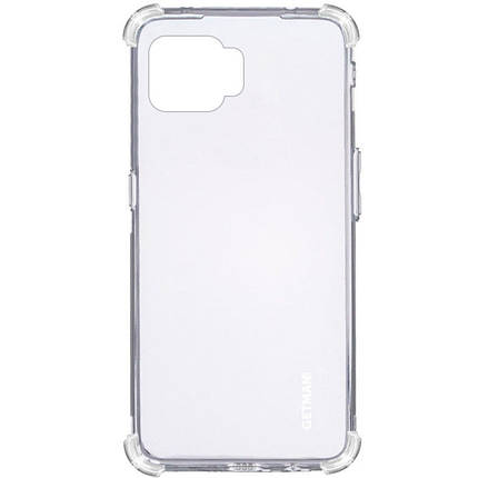 TPU чохол GETMAN Ease logo посилені кути для Oppo A93 Безбарвний (прозорий), фото 1