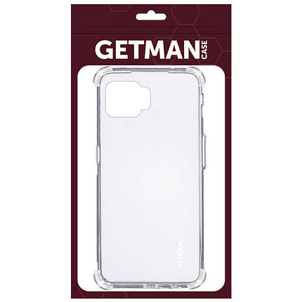TPU чохол GETMAN Ease logo посилені кути для Oppo A93 Безбарвний (прозорий), фото 2