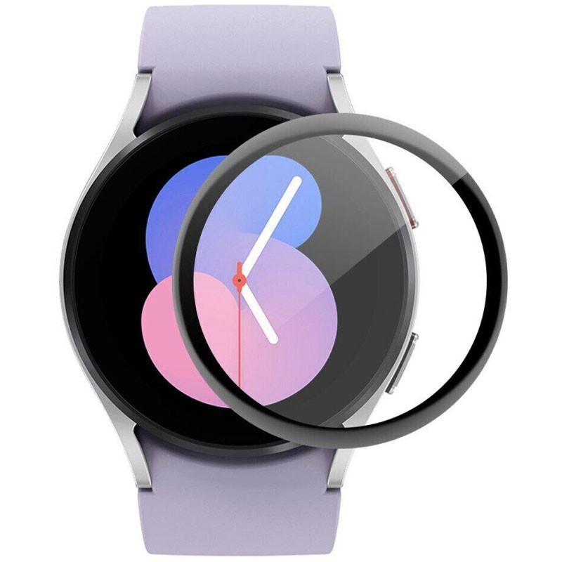 Полімерна плівка 3D (full glue) (тех.пак) для Samsung Galaxy Watch 5 44mm Чорний