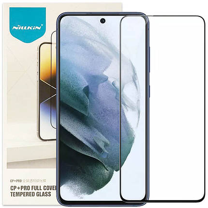Захисне скло Nillkin (CP+PRO) для Samsung Galaxy S21 FE Чорний, фото 1