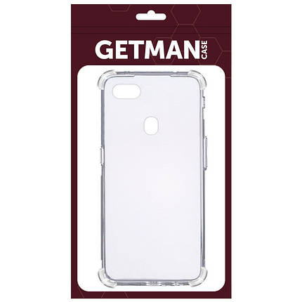 TPU чохол GETMAN Ease logo посилені кути для Oppo A73 (2017) Безбарвний (прозорий), фото 2