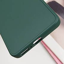 TPU чохол Bonbon Metal Style для Xiaomi Redmi Note 13 4G Зелений / Army green, фото 5