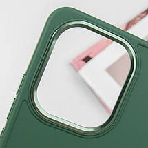 TPU чохол Bonbon Metal Style для Xiaomi Redmi Note 13 Pro 4G / Poco M6 Pro 4G Зелений / Pine green, фото 3