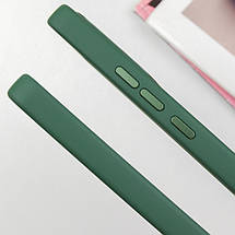 TPU чохол Bonbon Metal Style для Xiaomi Redmi Note 13 Pro 4G / Poco M6 Pro 4G Зелений / Pine green, фото 4