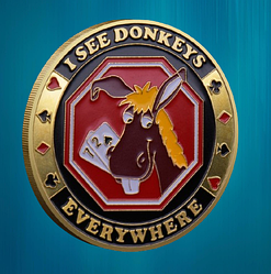 Колекційна монета Щаслива фішка Сasino. монета удачі (фішка для покеру)