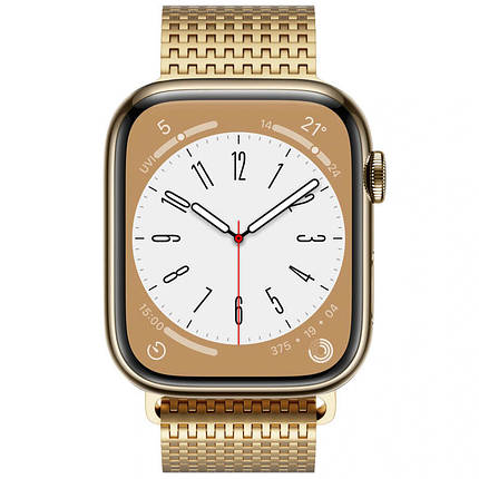 Ремінець WiWU Stainless steel для Apple Watch 38/40/41/42mm(ser.10) Gold, фото 4