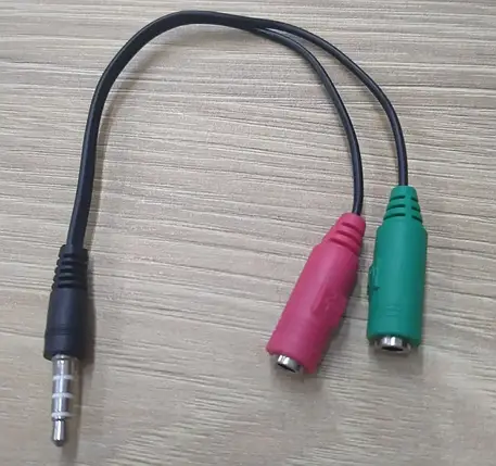 Кабель 3.5 jack M/2F 0.2м, фото 1