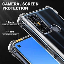 TPU чохол GETMAN Ease logo посилені кути Full Camera для Oppo A53 / A32 / A33 Безбарвний (прозорий), фото 3