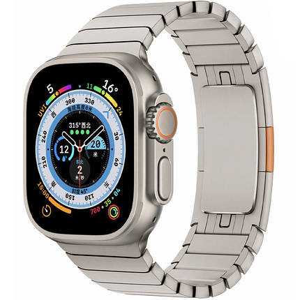 Ремінець Steel для Apple Watch 38/40/41/42mm(ser.10) (140-190mm) Steel, фото 1