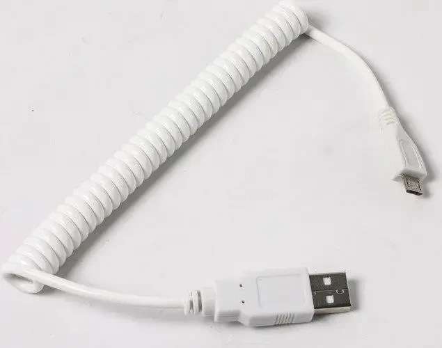 Кабель Micro пружина 1м