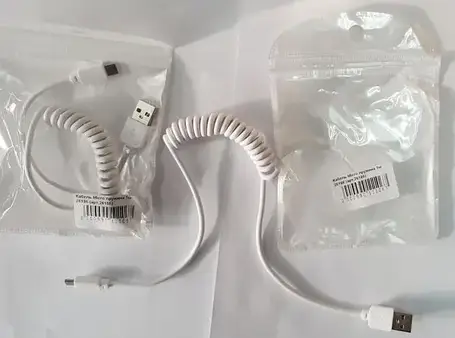 Кабель Micro пружина 1м, фото 2