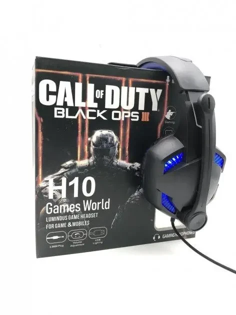 Навушники ігрові CALL OF DUTY H10 провідні з мікро.