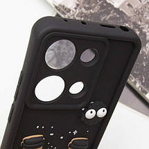 Чохол TPU Toys Case для Xiaomi Redmi Note 13 4G Black / Always Happy, фото 3