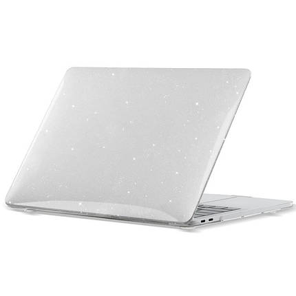 Чохол-накладка Glitter для Apple MacBook Pro 13.3" (A1706/A1708/A1989/A2159/A2289/A2251/A2338) Прозорий, фото 1