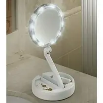 Дзеркало для макіяжу з LED підсвічуванням My Foldaway Mirror, фото 5