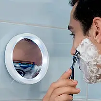Портативне дзеркало у ванну зі світлодіодною підсвіткою Swivel Brite 360, колір білий, фото 5