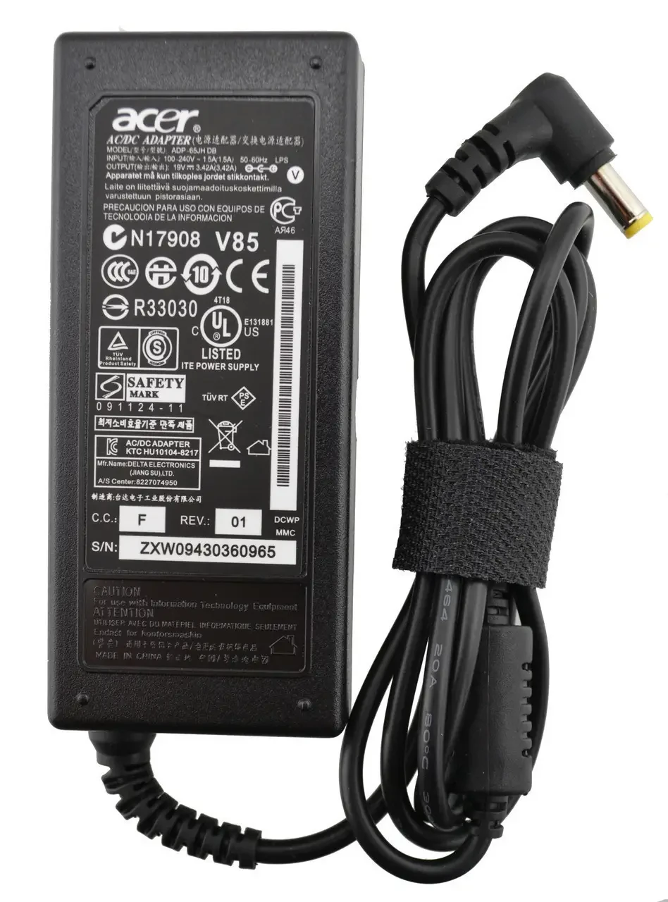 Блок живлення для ноутбука Acer 19 V 3.42 A 65 W 5.5x1.7 мм