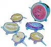 Силіконові універсальні кришки 6 шт SILICON CAP 6PCS SET, фото 8