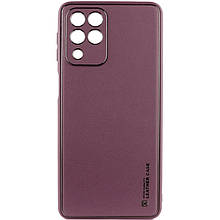 Шкіряний чохол Xshield для Samsung Galaxy M33 5G Бордовий / Plum Red