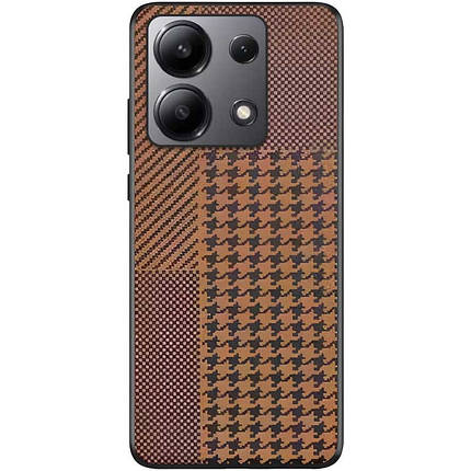Чохол TPU+PC Grid для Xiaomi Redmi Note 13 Pro 4G / Poco M6 Pro 4G / Note 14S Bronze, фото 1