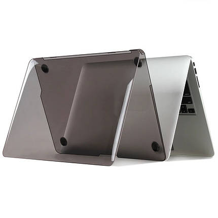 Чохол-накладка Clear Shell для Apple MacBook Pro 13.3" (A1706/A1708/A1989/A2159/A2289/A2251/A2338) Чорний, фото 1