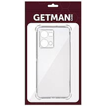 TPU чохол GETMAN Ease logo посилені кути Full Camera для Oppo Reno 7 4G Безбарвний (прозорий), фото 4