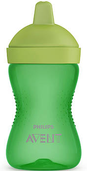 Чашка-непроливайка Avent з твердим носиком, 300мл, 18міс+, зелений