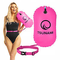 Буй для плавання TSUNAMI Basic надувний Pink (P-5907739314079)