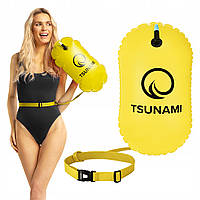 Буй для плавання TSUNAMI Basic надувний Yellow (P-5907739316806)