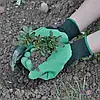Садові рукавички Garden genie gloves з 4 наконечниками для риття землі, фото 6