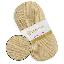 Lady Yarn Muffin, Світлий беж No13, пряжа для килимової вишивки