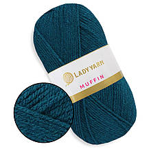 Lady Yarn Muffin, Морська хвиля No9, пряжа для килимової вишивки