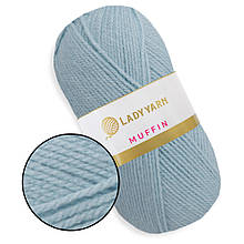 Lady Yarn Muffin, Ніжно-блакитний No20, пряжа для килимової вишивки