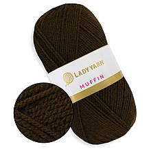 Lady Yarn Muffin, Коричневий No3, пряжа для килимової вишивки