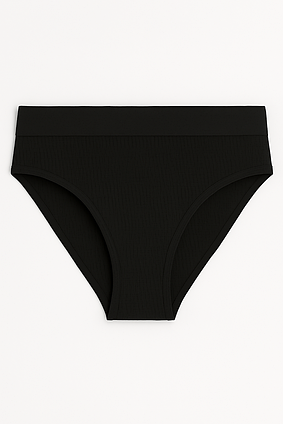 Трусики-сліпи в рубчик S-М Parmi Chiyi чорний