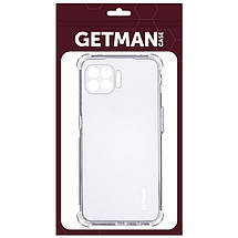 TPU чохол GETMAN Ease logo посилені кути Full Camera для Oppo Reno 4 Lite Безбарвний (прозорий), фото 4