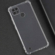 TPU чохол GETMAN Ease logo посилені кути Full Camera для Realme C21 Безбарвний (прозорий), фото 2