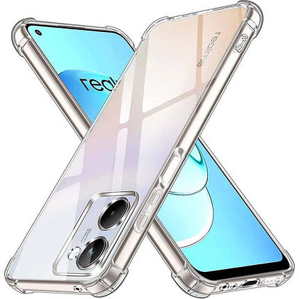 TPU чохол GETMAN Ease logo посилені кути Full Camera для Realme C33 Безбарвний (прозорий), фото 1