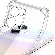 TPU чохол GETMAN Ease logo посилені кути Full Camera для Realme C33 Безбарвний (прозорий), фото 3