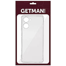 TPU чохол GETMAN Ease logo посилені кути Full Camera для Realme C33 Безбарвний (прозорий), фото 5