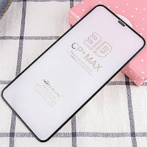 Захисне скло Nillkin (CP+ max 3D) (full glue) для Apple iPhone 11 Pro (5.8") / X (5.8")/XS (5.8") Чорний, фото 4